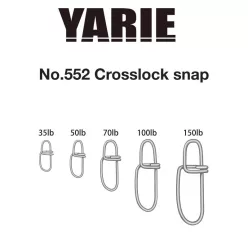 KAPOCS YARIE 552 CROSSLOCK SNAP 70LB