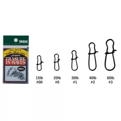 KAPOCS YARIE 809 LINE SNAP BLACK #0 20lb