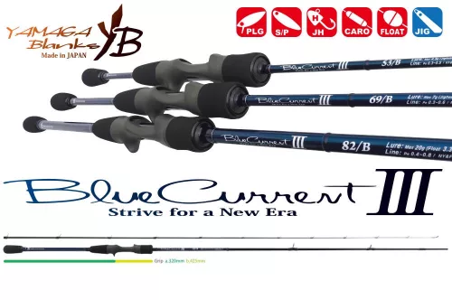 YAMAGA BLUE CURRENT III 82/B BAITCAST 2.495m 2-20gr
