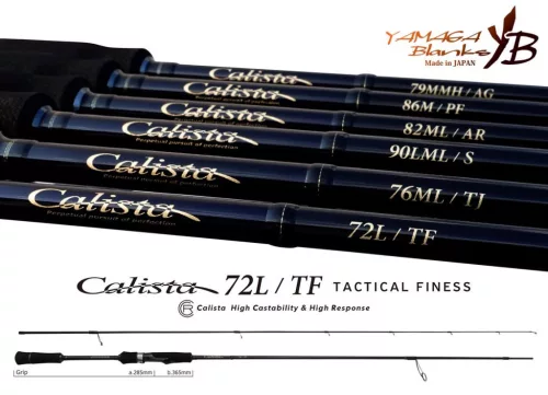 YAMAGA CALISTA 72L/TF TACTICAL FINESS 2.204m 20gr Fuji Titanium Torzite