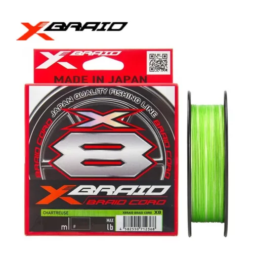 YGK X-BRAID Braid Cord X8 PE 0.5 5,4kg 150m Chartreuse