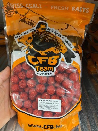CFB SWEET BEE ”Eper-Méz” Bojli [Méret: 20mm] [Mennyiség: 1kg]