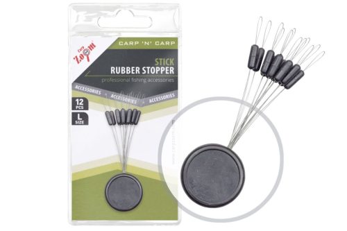 Carp Zoom Gumi ütköző, M, 12 db/cs