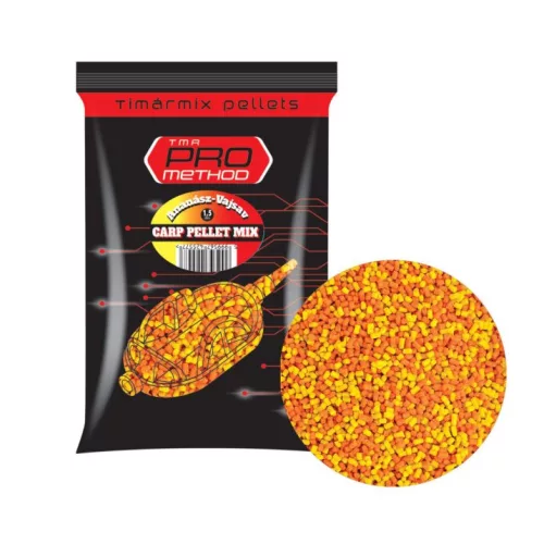 Timár Mix Pro Method Carp Pellet 800g 3mm Ananász-Vajsav