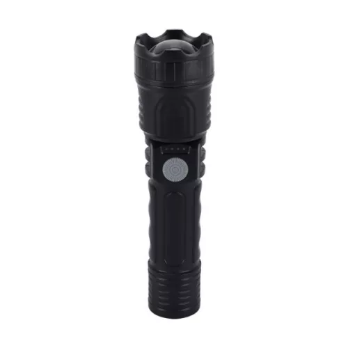 Strühm LED zseblámpa, 5W, 6500K, 300lm, DC 5 V 2,1 A MAX USB-C, IP44, 170x45x45mm, fekete, Lager